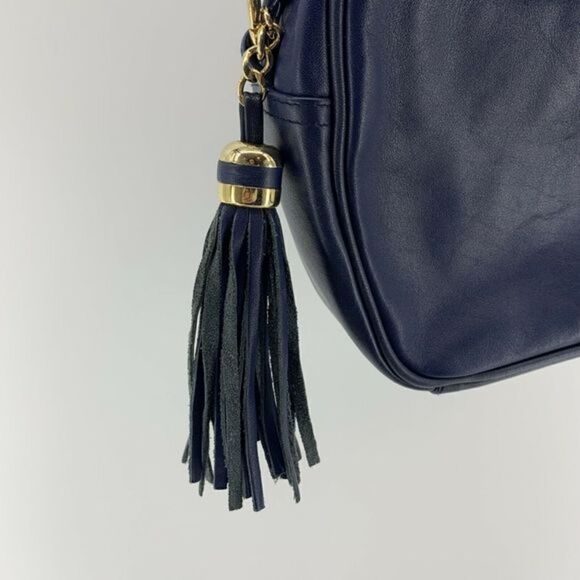 Blue Tassel Crossbody Bag Jennifer Moore - Picture 4 of 9